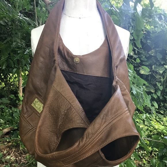 Vintage 80s soft leather shoulder Bag - Picture 5 of 5